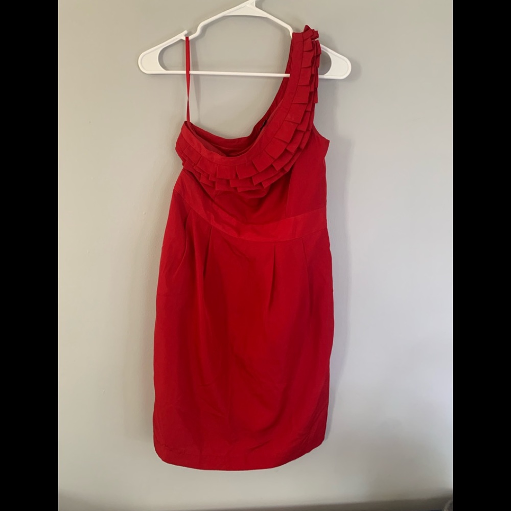 One Shoulder Dress. The Limited